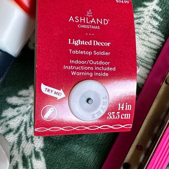 Nutcracker - plastic, light up - 12 inches tall - Picture 5 of 6